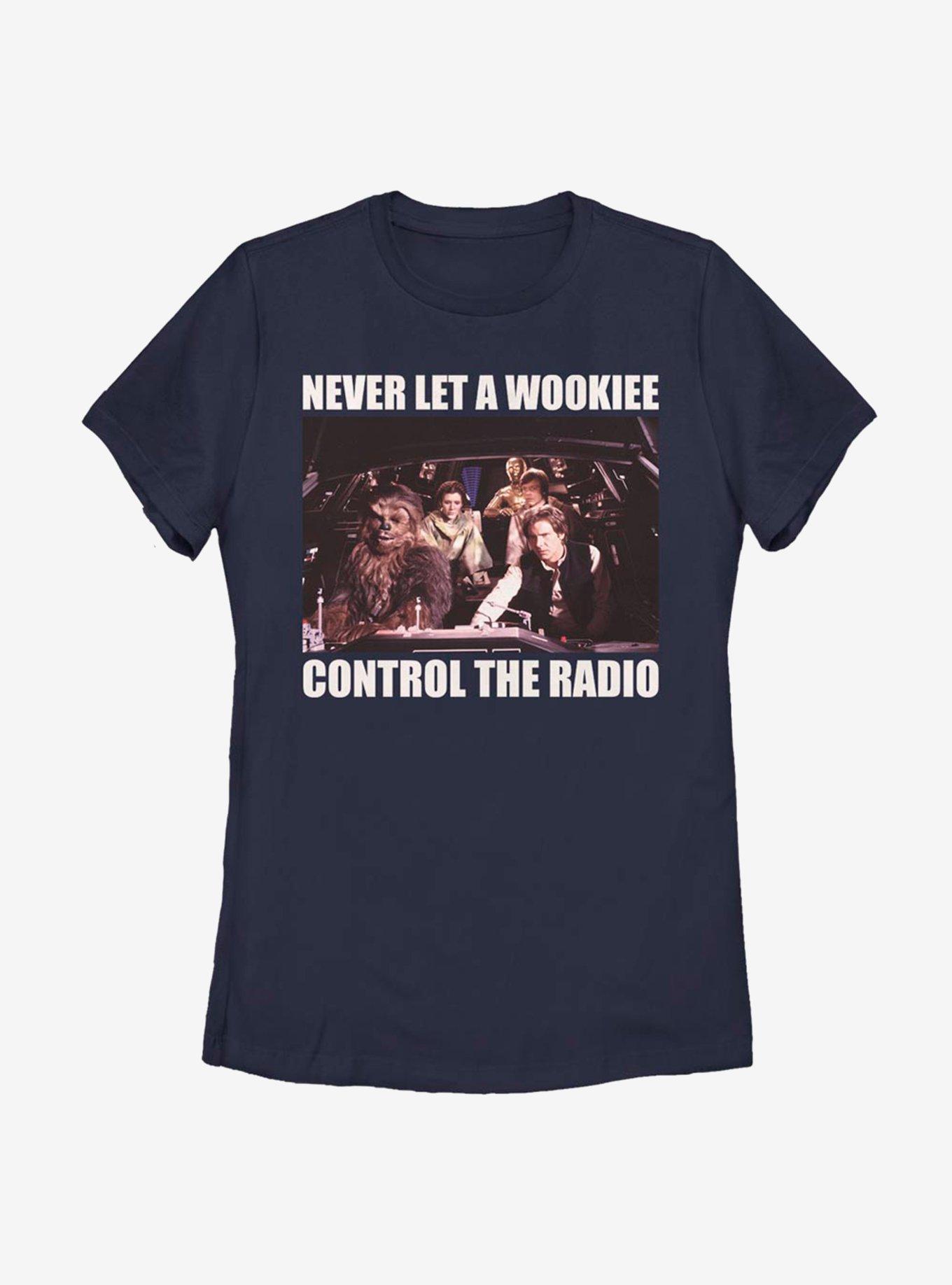 Star Wars Wookie Radio Womens T-Shirt, NAVY, hi-res