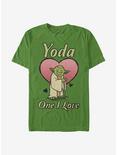 Star Wars Yoda One I Love T-Shirt, KELLY, hi-res