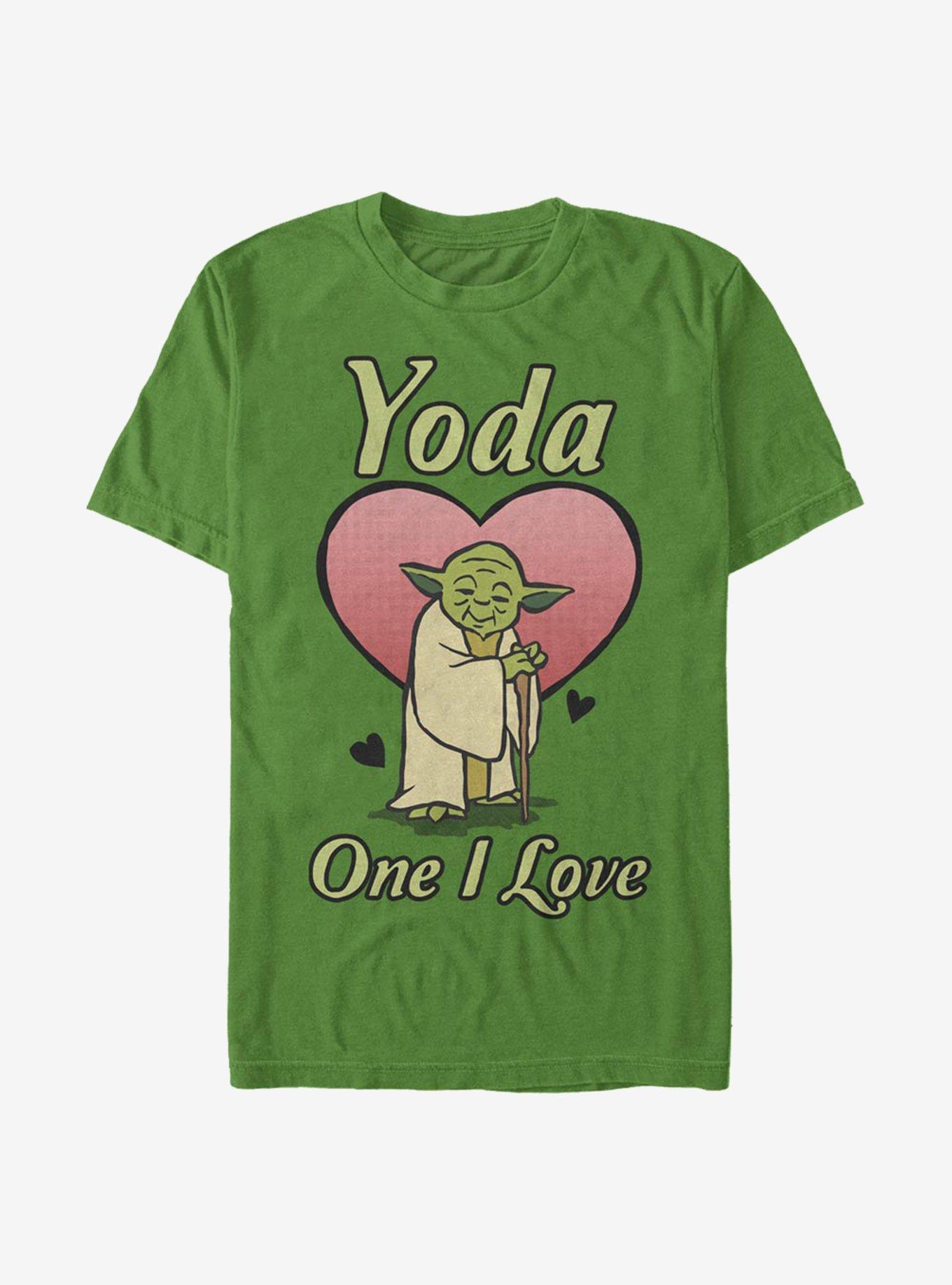 Star Wars Yoda One I Love T-Shirt, , hi-res