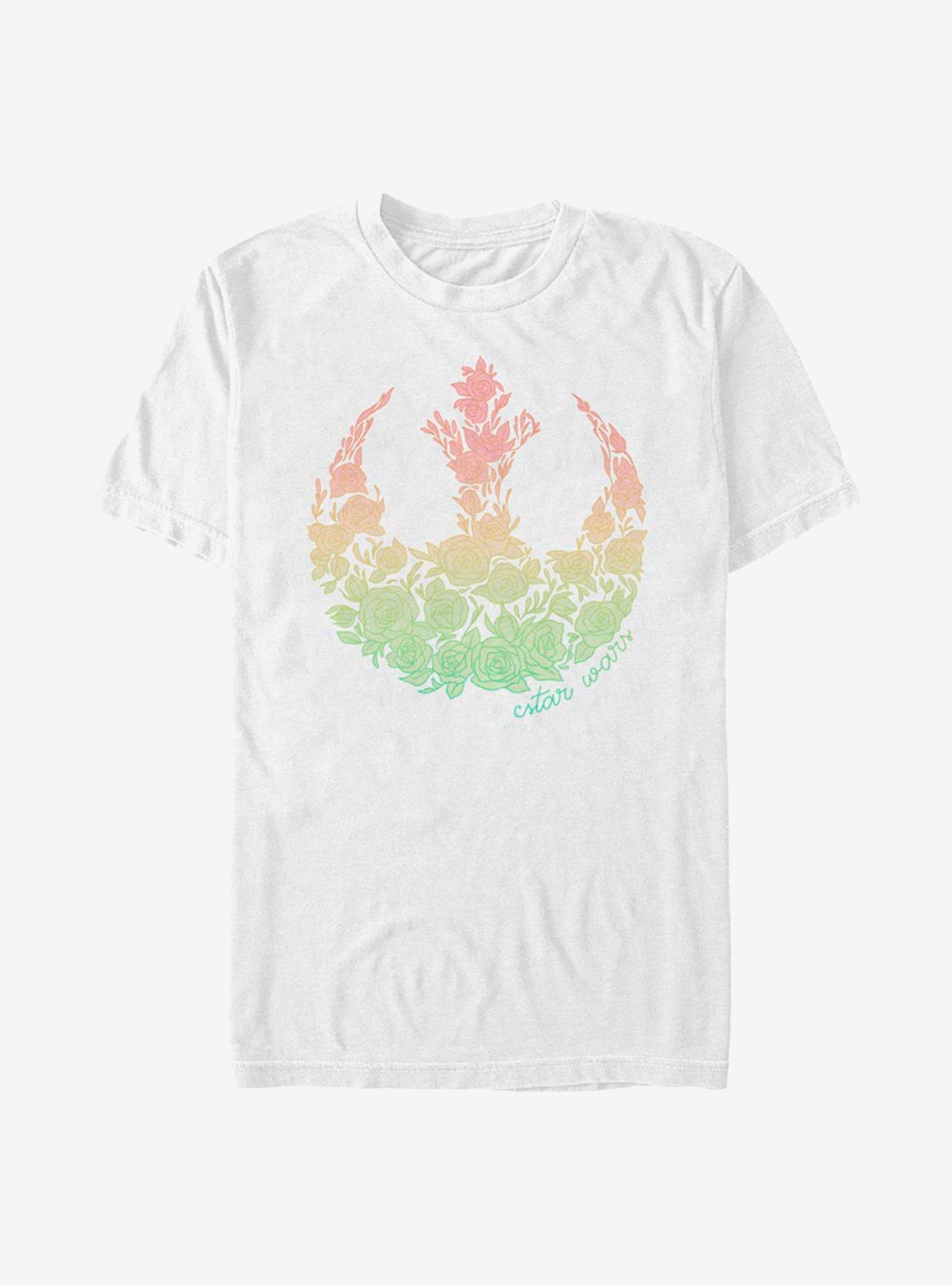 Star Wars Light Rainbow Rebel Logo T-Shirt, , hi-res