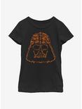 Star Wars Darth Vader Jackolanterns Youth Girls T-Shirt, BLACK, hi-res