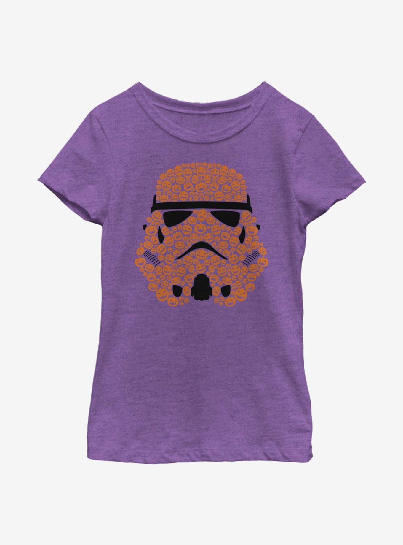 Star Wars Stormtroopers Jackolanterns Youth Girls T-Shirt, , hi-res