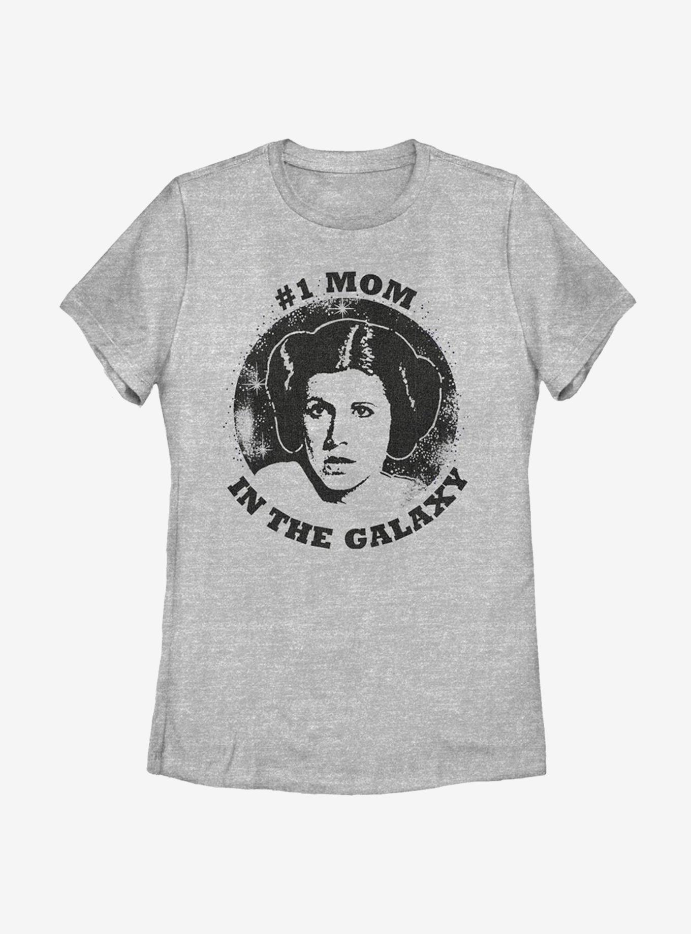 Star Wars Number One Mom In The Galaxy Womens T-Shirt, ATH HTR, hi-res