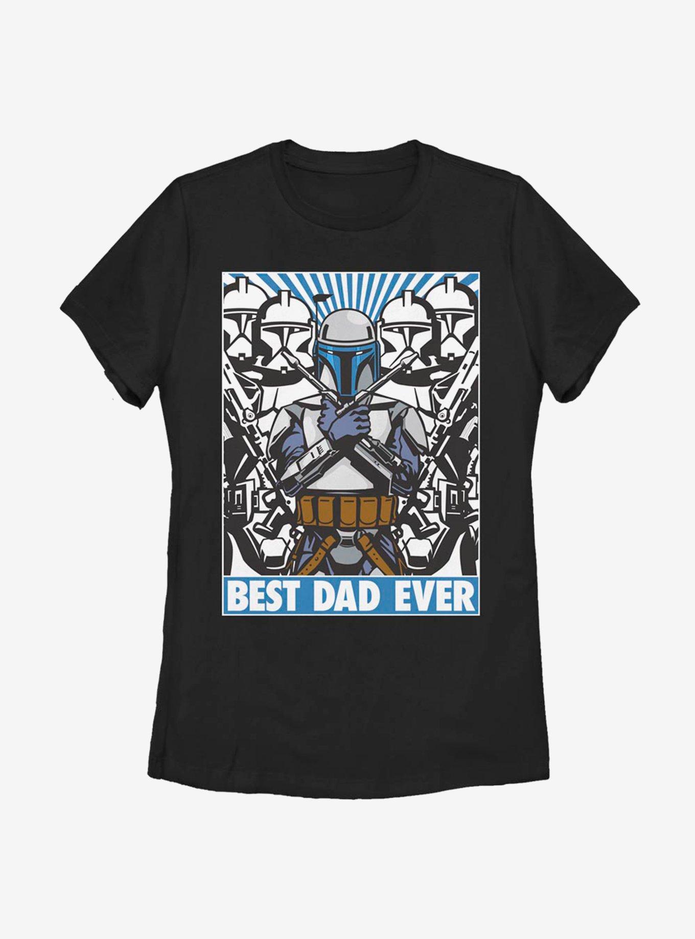 Star Wars Jango Best Dad Ever Womens T-Shirt, , hi-res