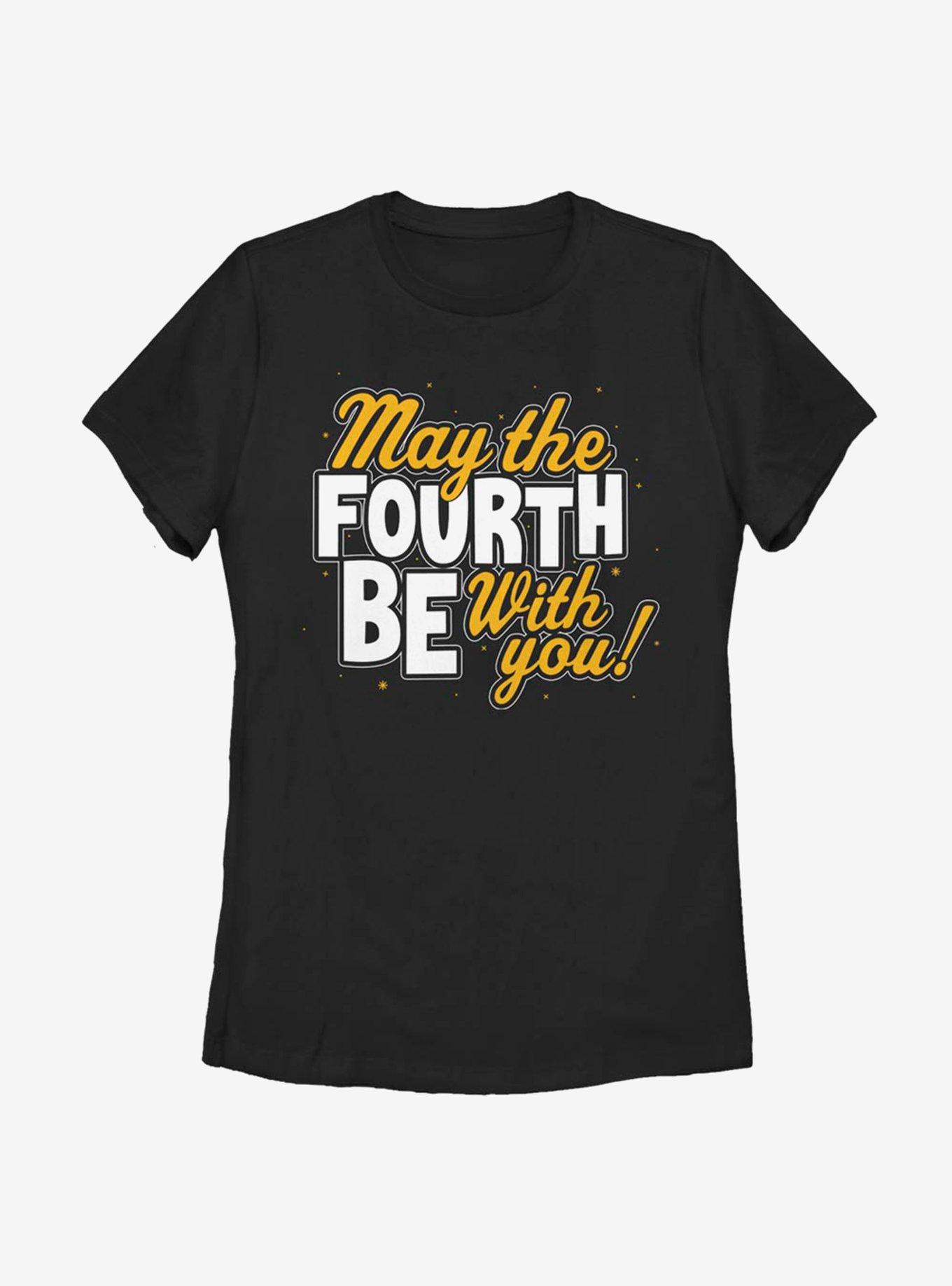 Star Wars May The Fourth Be With You! Lettering Womens T-Shirt, , hi-res