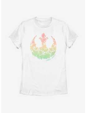 Star Wars Light Rainbow Rebel Logo Womens T-Shirt, , hi-res