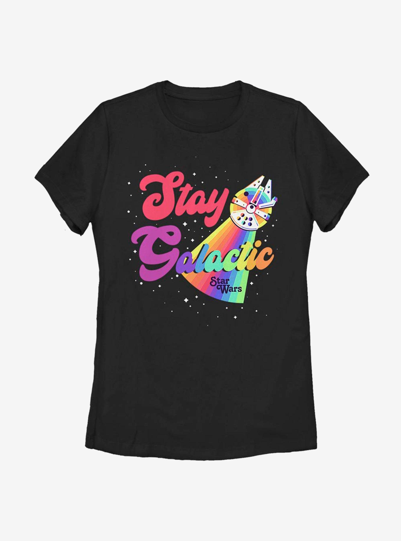 Star Wars Universe Of Love Stay Galactic Womens T-Shirt, BLACK, hi-res