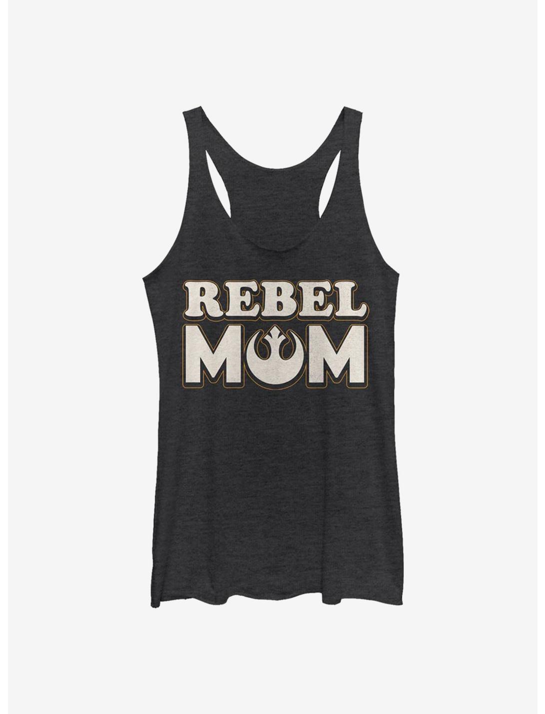 Star Wars Rebel Mom Tank Top, BLK HTR, hi-res