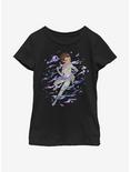 Star Wars Anime Princess Youth Girls T-Shirt, BLACK, hi-res
