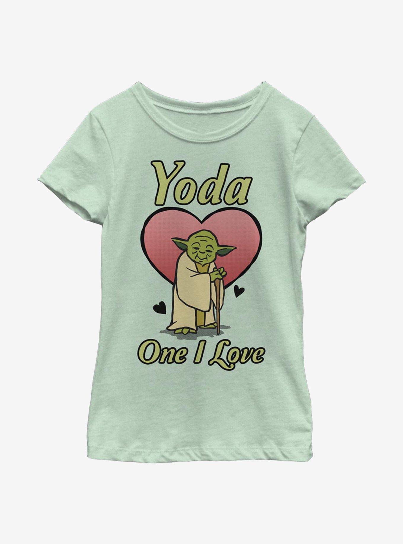 Star Wars Yoda One I Love Youth Girls T-Shirt, , hi-res