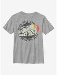 Star Wars May The 4th Be With You Retro Falcon Youth T-Shirt, ATH HTR, hi-res
