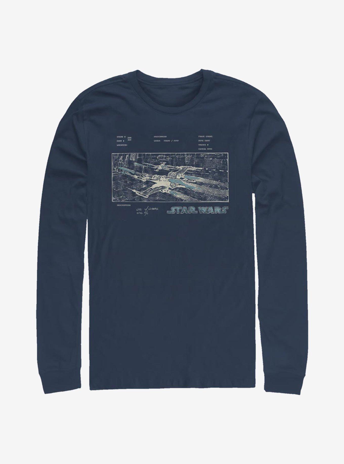 Star Wars Concept Plate Long-Sleeve T-Shirt, NAVY, hi-res