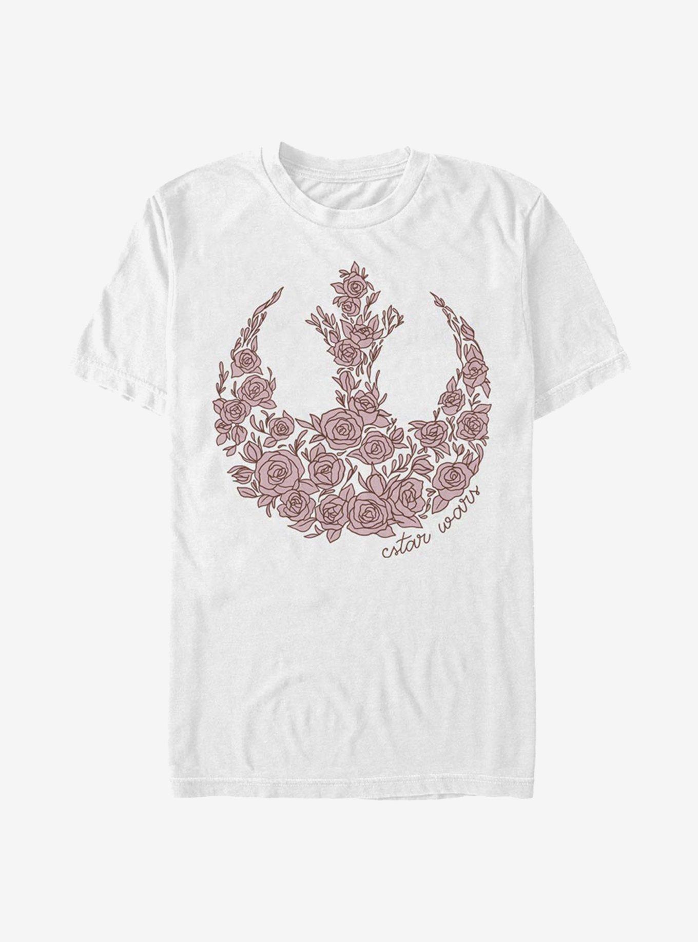 Star Wars Rose Rebel T-Shirt, WHITE, hi-res
