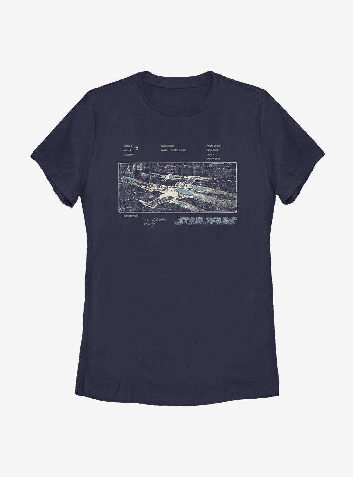 Star Wars Concept Plate Womens T-Shirt, NAVY, hi-res