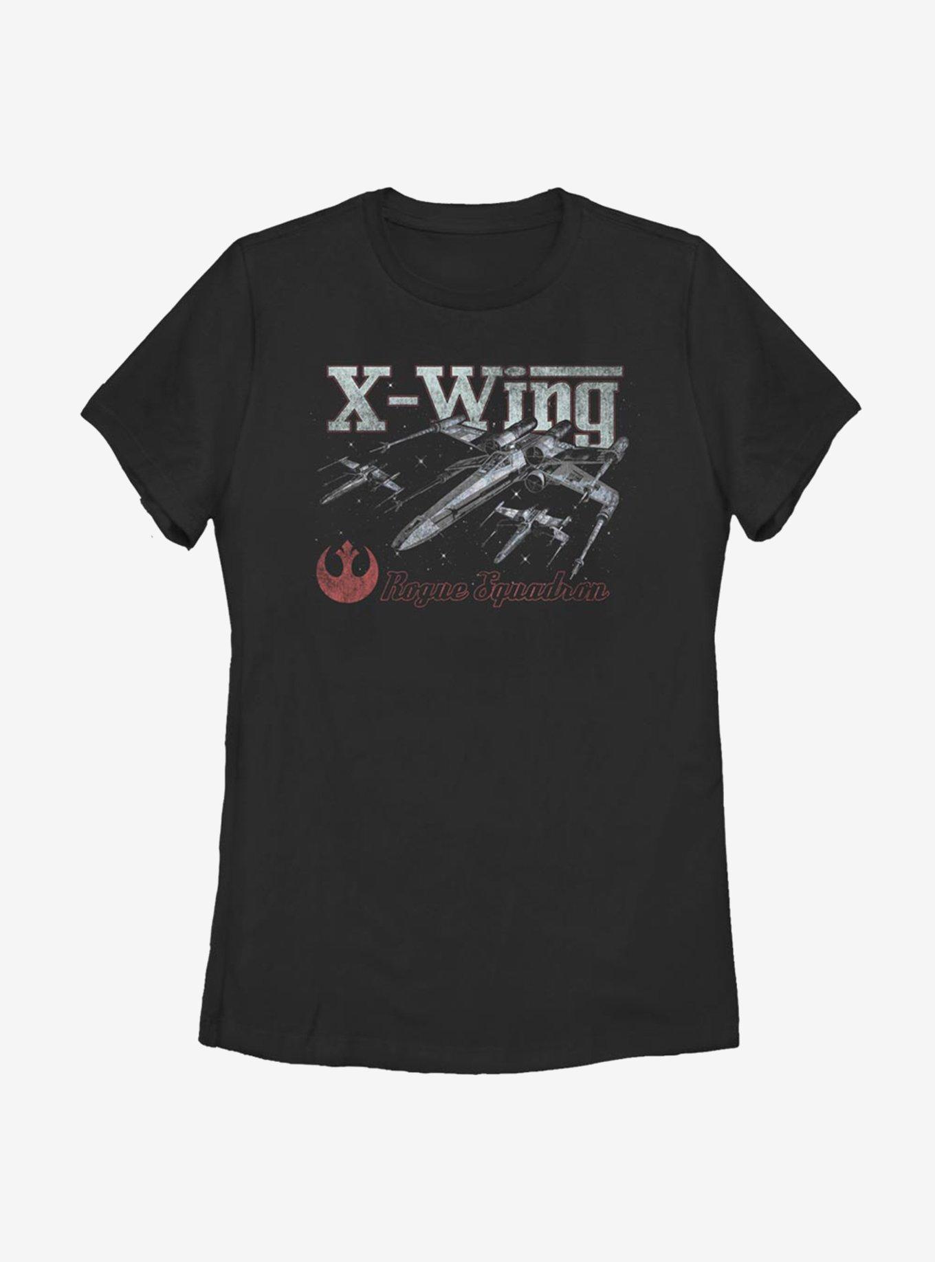 Star Wars Rogue Squadron Womens T-Shirt, BLACK, hi-res