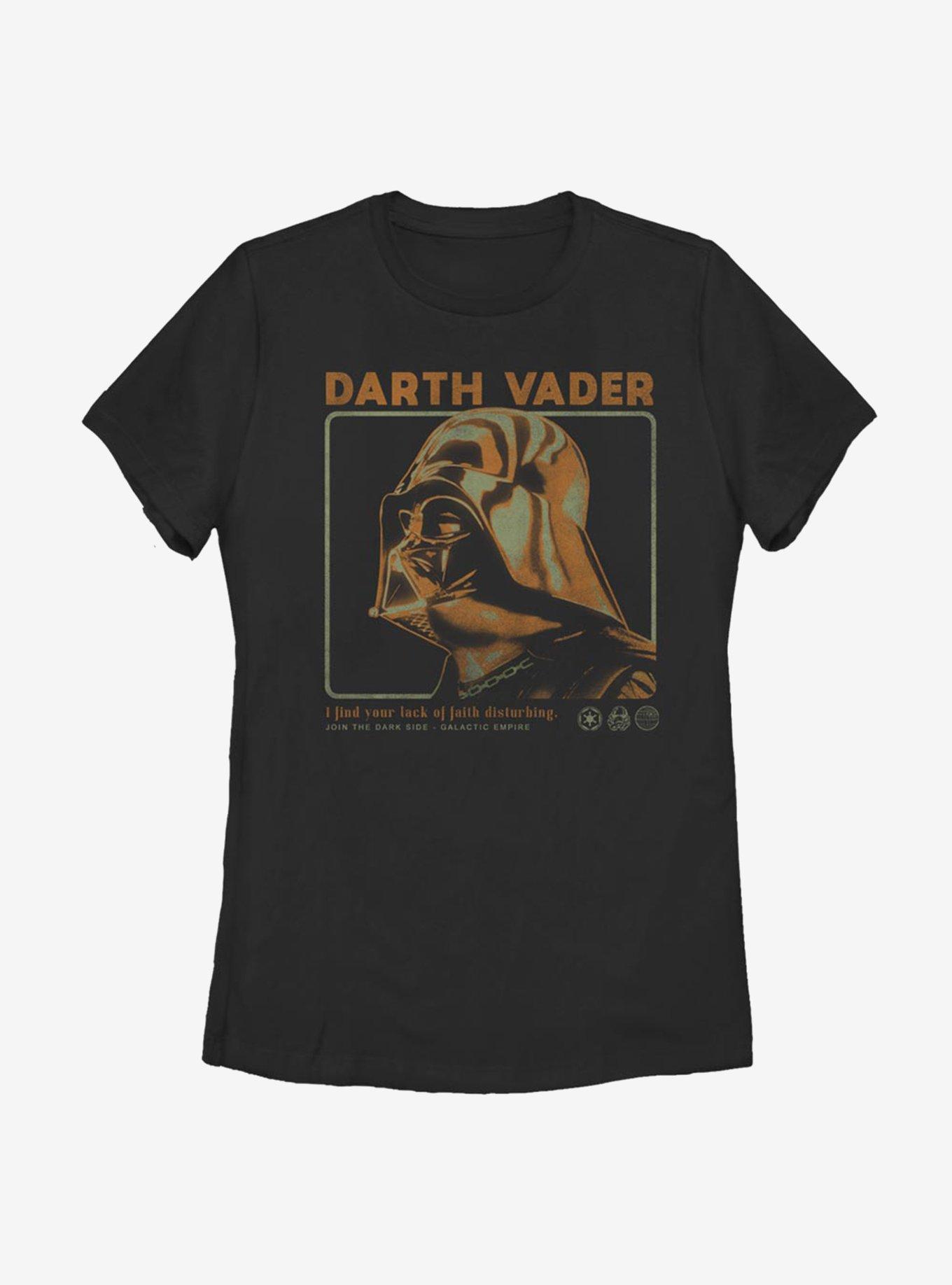 Star Wars Darth Vader Box Womens T-Shirt, BLACK, hi-res