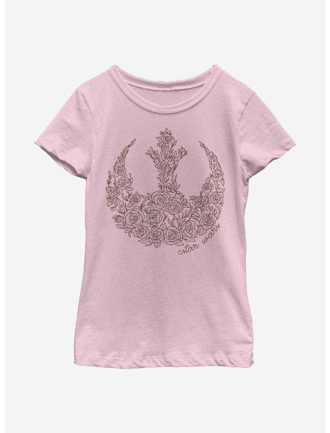Star Wars Rose Rebel Youth Girl T-Shirt, PINK, hi-res