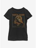 Star Wars Darth Vader Box Youth Girl T-Shirt, BLACK, hi-res