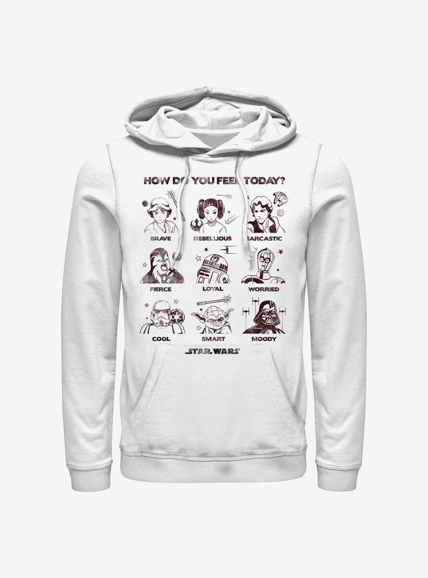 Star Wars Feelings Hoodie, WHITE, hi-res