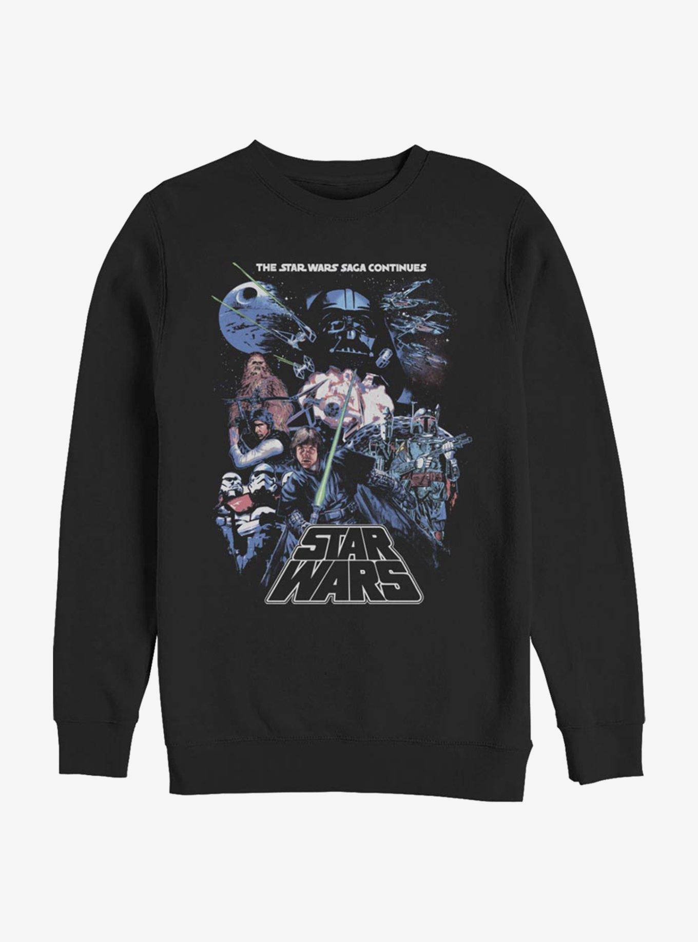 Star Wars Saga Group Sweatshirt, BLACK, hi-res