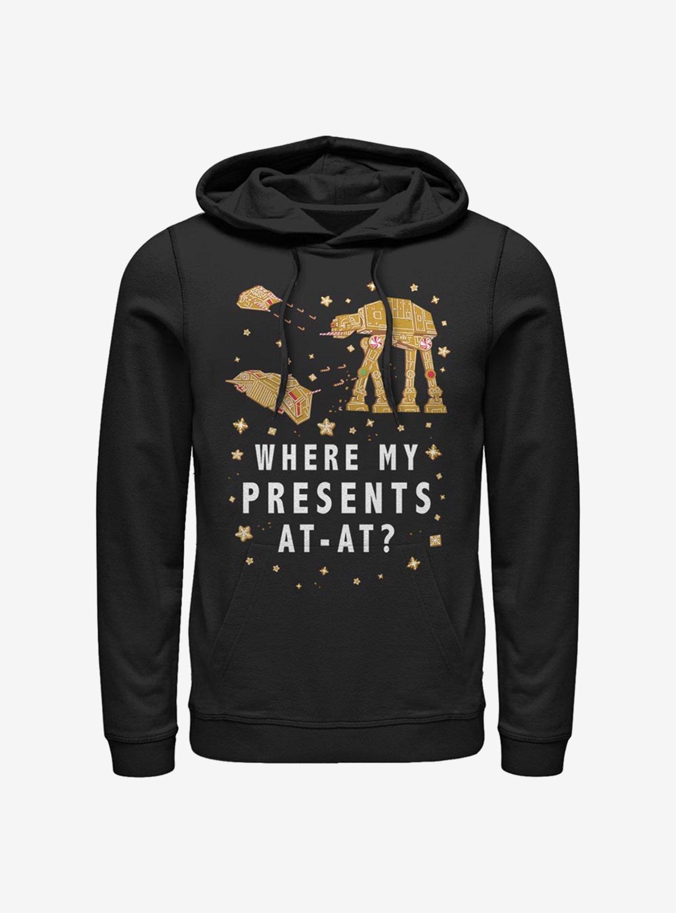 Star Wars Gingerbread AT-AT Hoodie, BLACK, hi-res