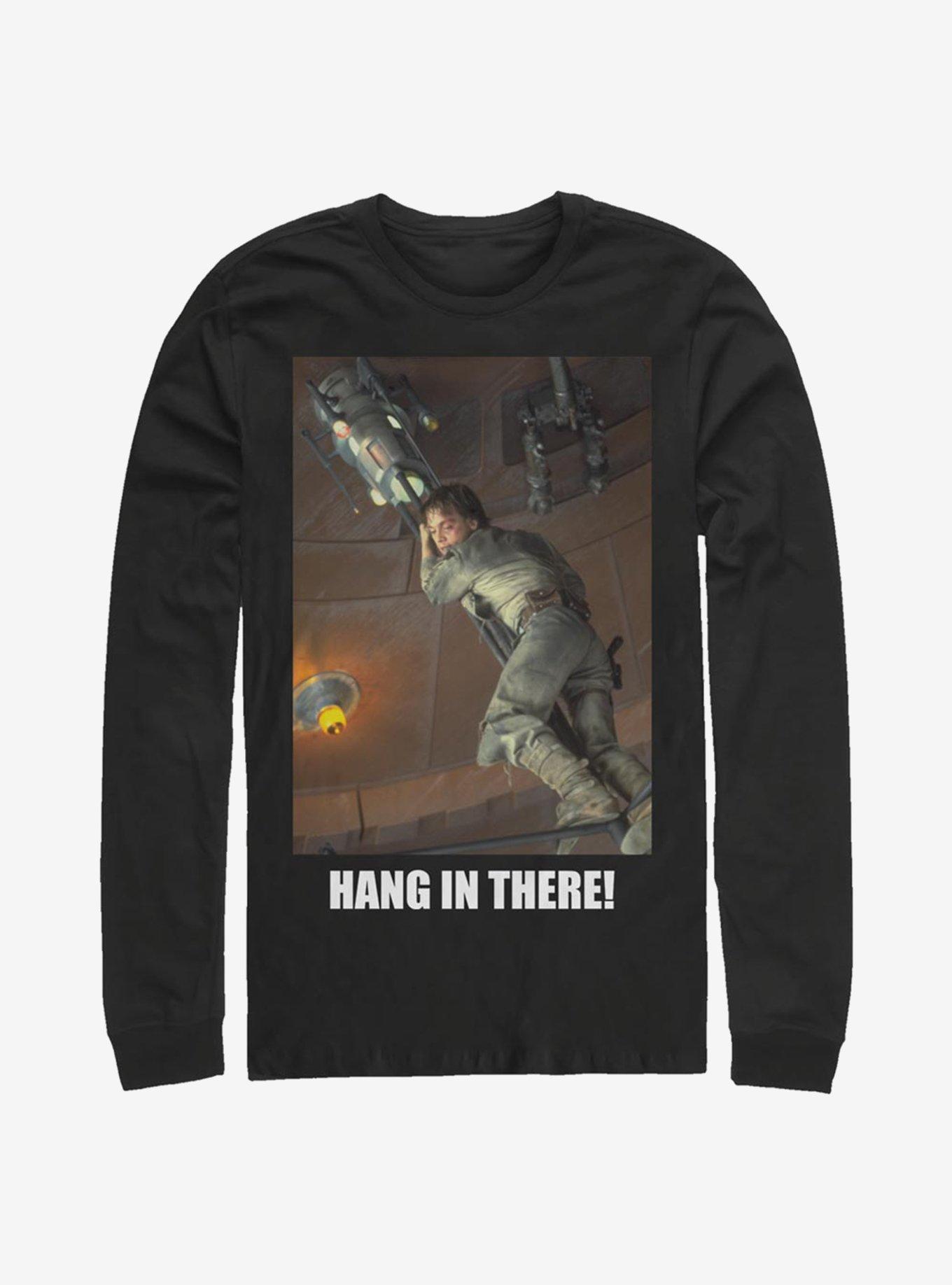 Star Wars Hang In There! Long-Sleeve T-Shirt, BLACK, hi-res