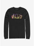 Star Wars Logo Poster Colors Long-Sleeve T-Shirt, BLACK, hi-res