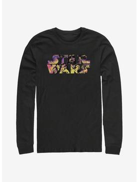 Star Wars Logo Poster Colors Long-Sleeve T-Shirt, , hi-res