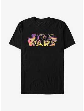 Star Wars Logo Poster Colors T-Shirt, , hi-res