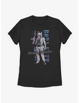 Star Wars Distressed Boba Womens T-Shirt, , hi-res