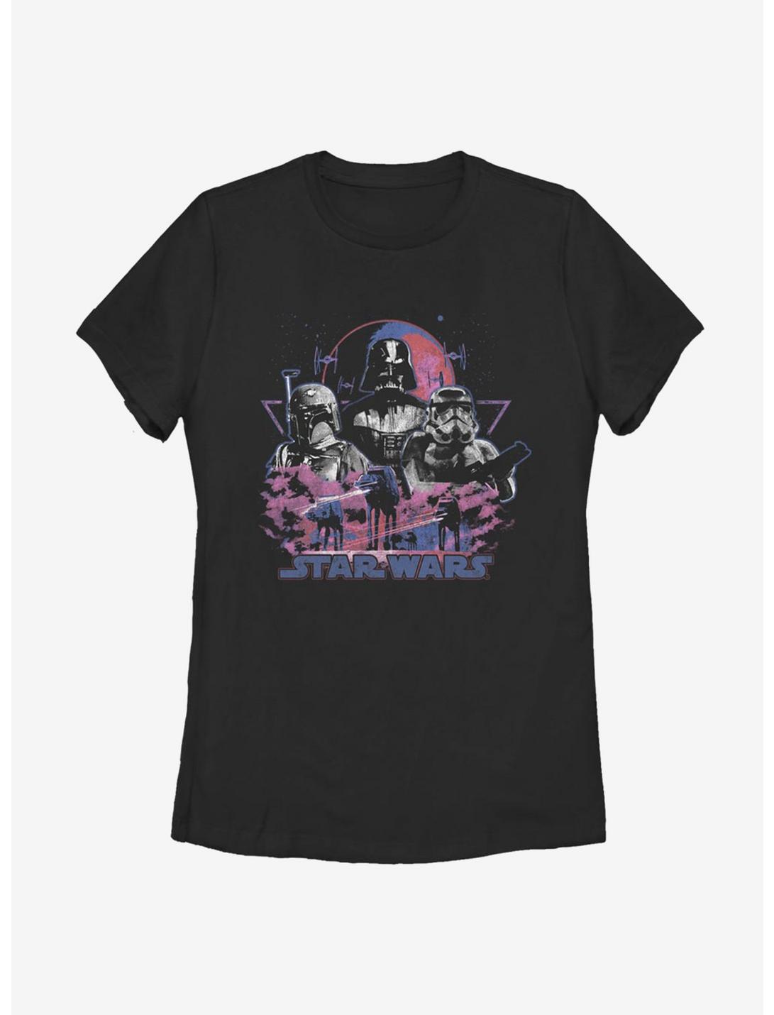Star Wars Empire Vintage Womens T-Shirt, BLACK, hi-res