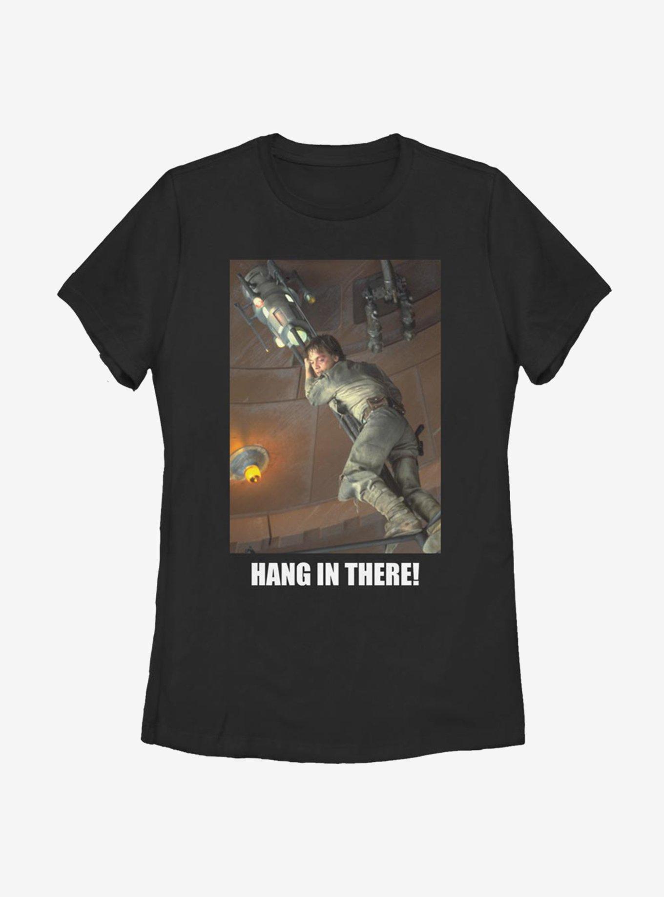 Star Wars Hang In There! Womens T-Shirt, BLACK, hi-res