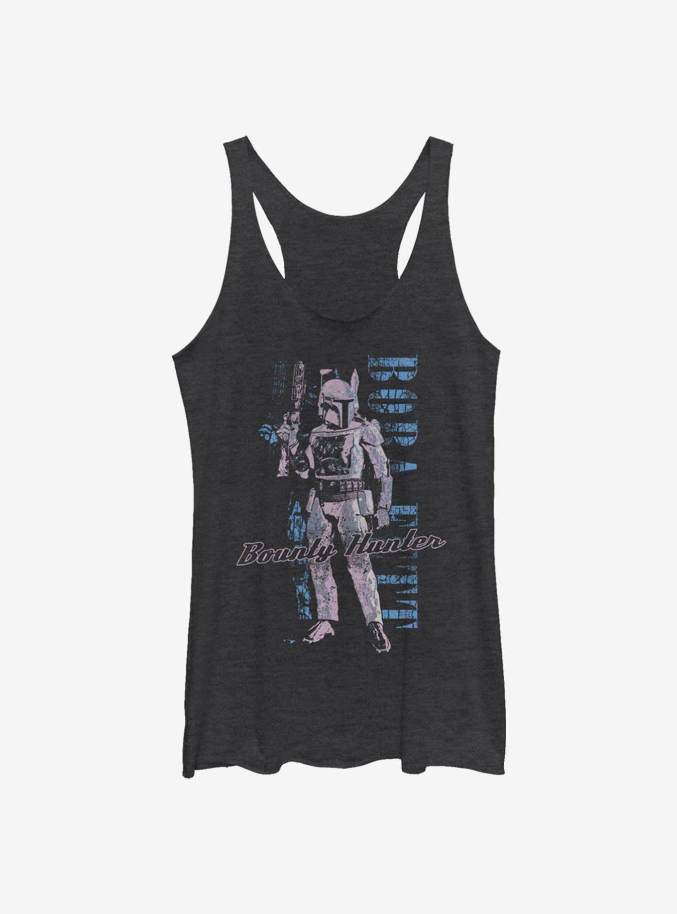 Star Wars Distressed Boba Womens Tank Top, , hi-res