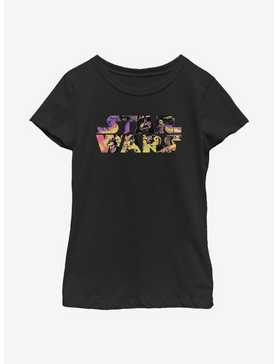 Star Wars Logo Poster Colors Youth Girl T-Shirt, , hi-res