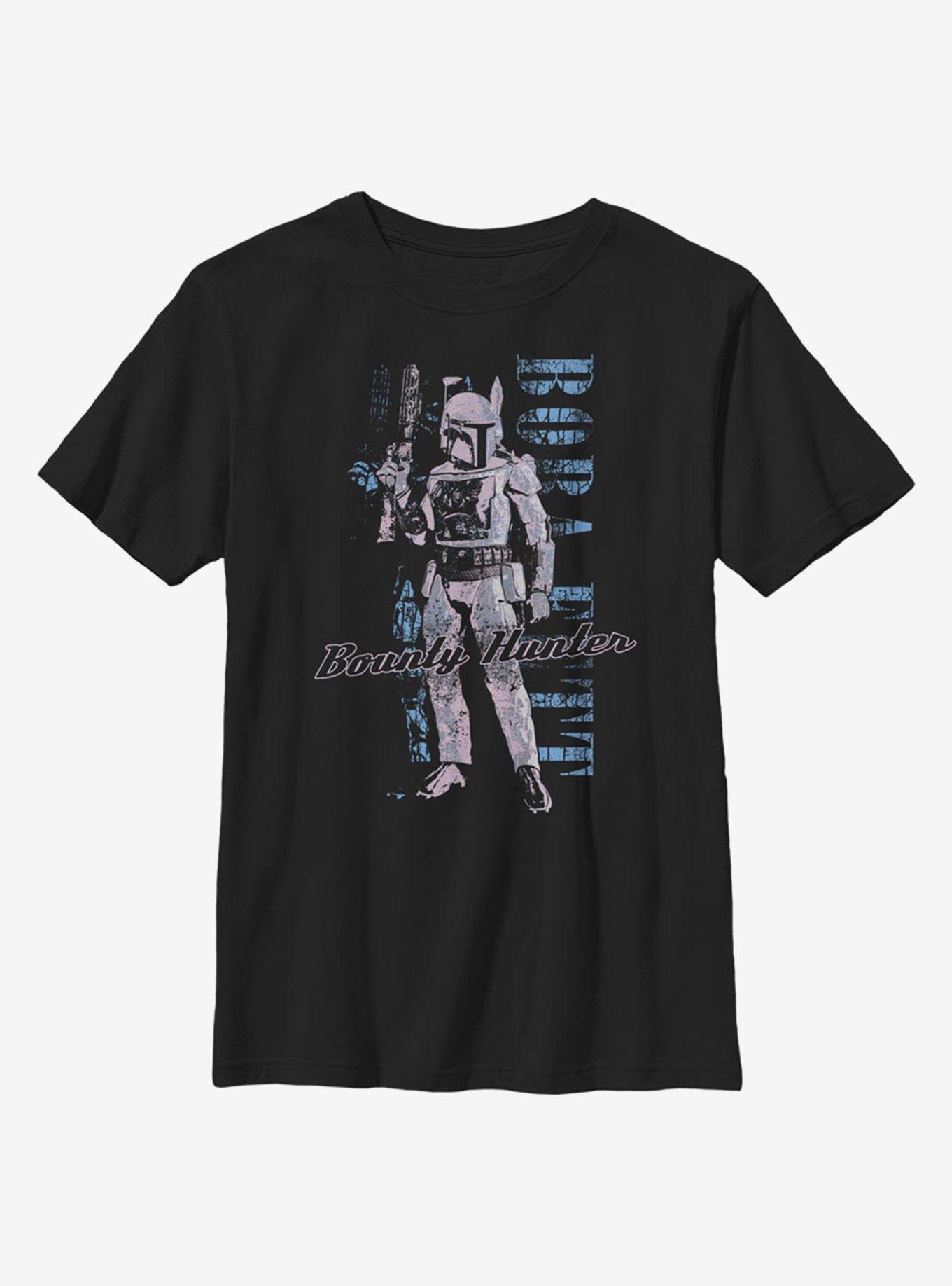 Star Wars Distressed Boba Youth T-Shirt, , hi-res