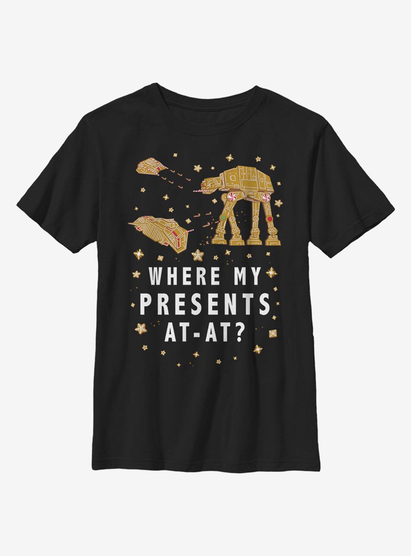 Star Wars Gingerbread AT-AT Youth T-Shirt, , hi-res