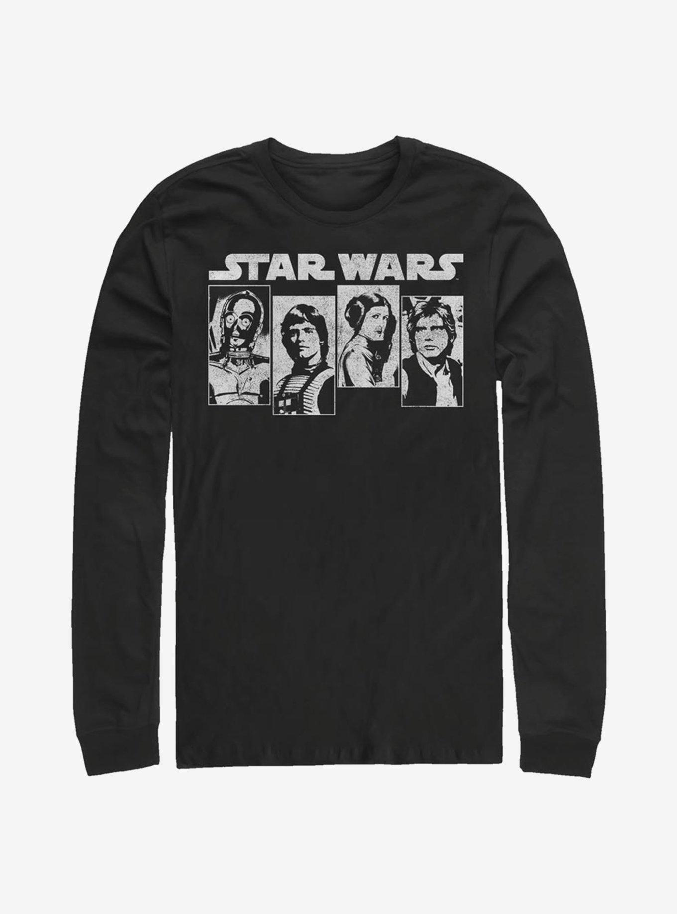 Star Wars Squad Falcon Long-Sleeve T-Shirt, BLACK, hi-res