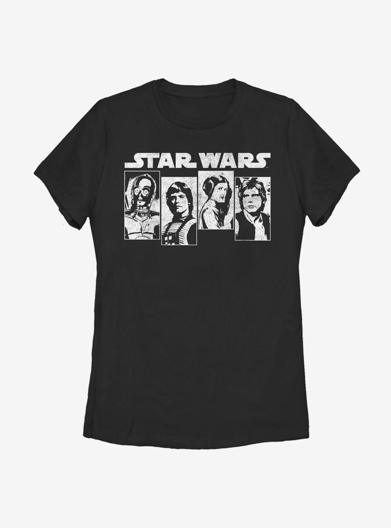 Star Wars Squad Falcon Womens T-Shirt, BLACK, hi-res