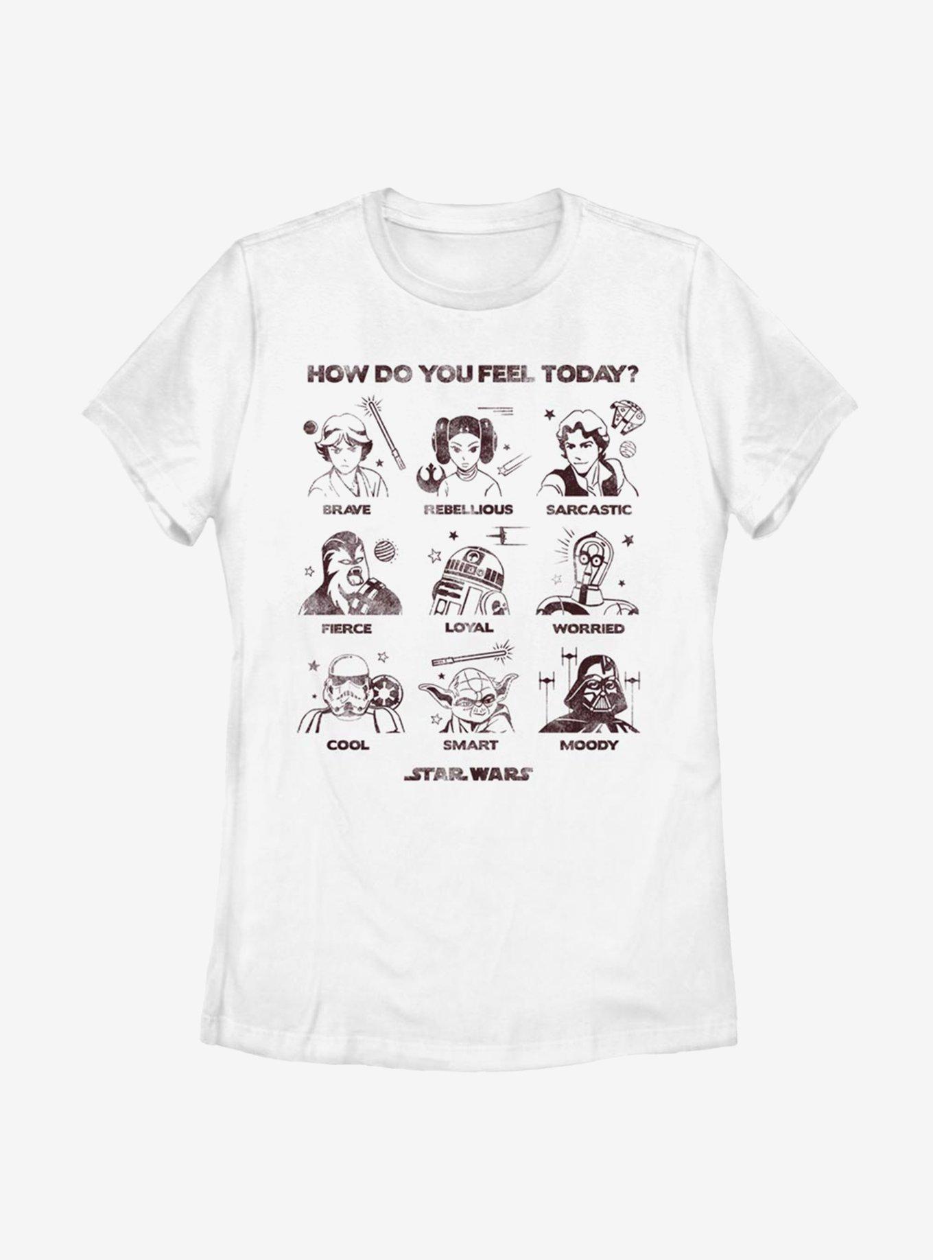 Star Wars Feelings Womens T-Shirt, WHITE, hi-res
