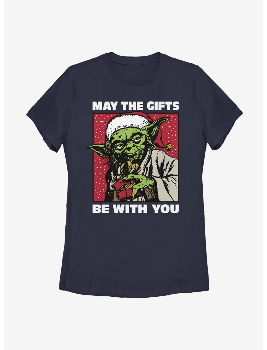 Star Wars Yoda Gifts Womens T-Shirt, NAVY, hi-res