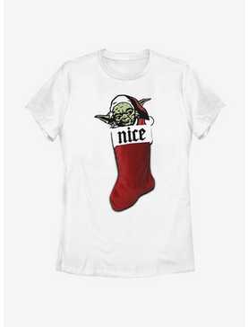 Star Wars Christmas Stocking Yoda Womens T-Shirt, , hi-res