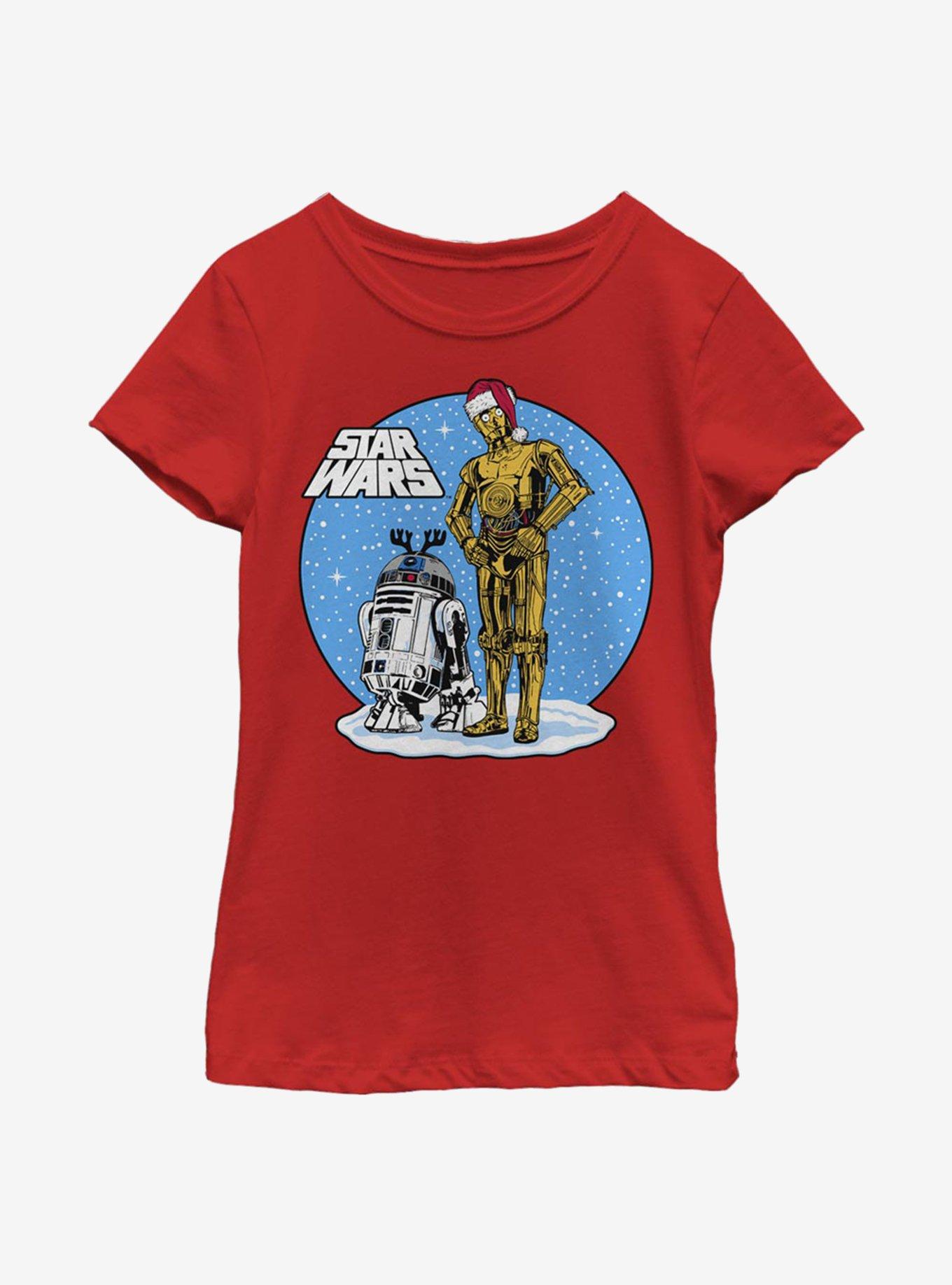 Star Wars Chillin Bros Youth Girls T-Shirt, RED, hi-res