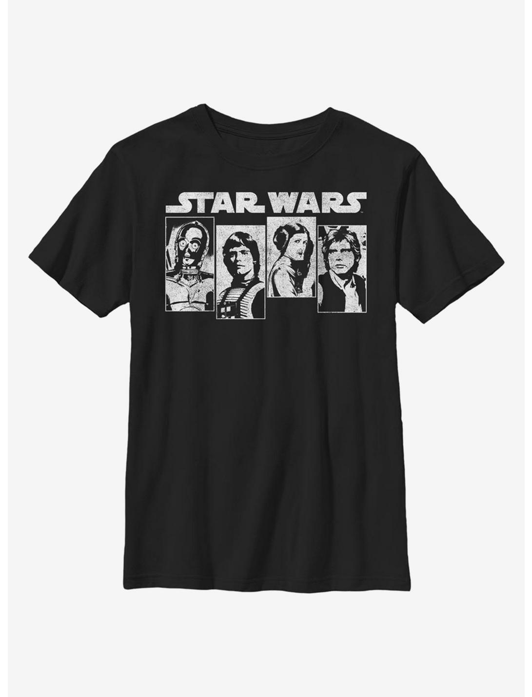 Star Wars Squad Falcon Youth T-Shirt, BLACK, hi-res