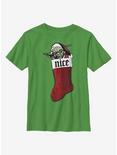 Star Wars Christmas Stocking Yoda Youth T-Shirt, KELLY, hi-res