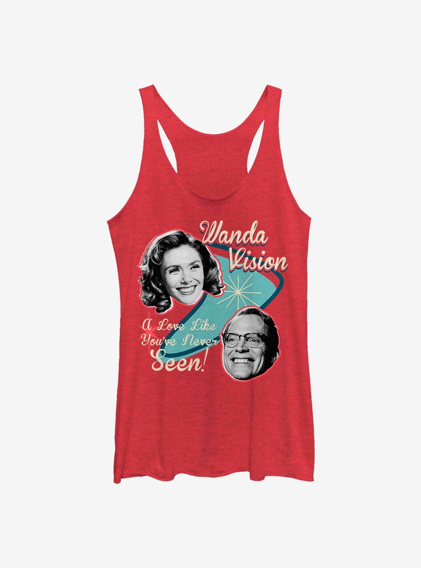 Marvel WandaVision Classic Wanda Womens Tank Top, RED HTR, hi-res