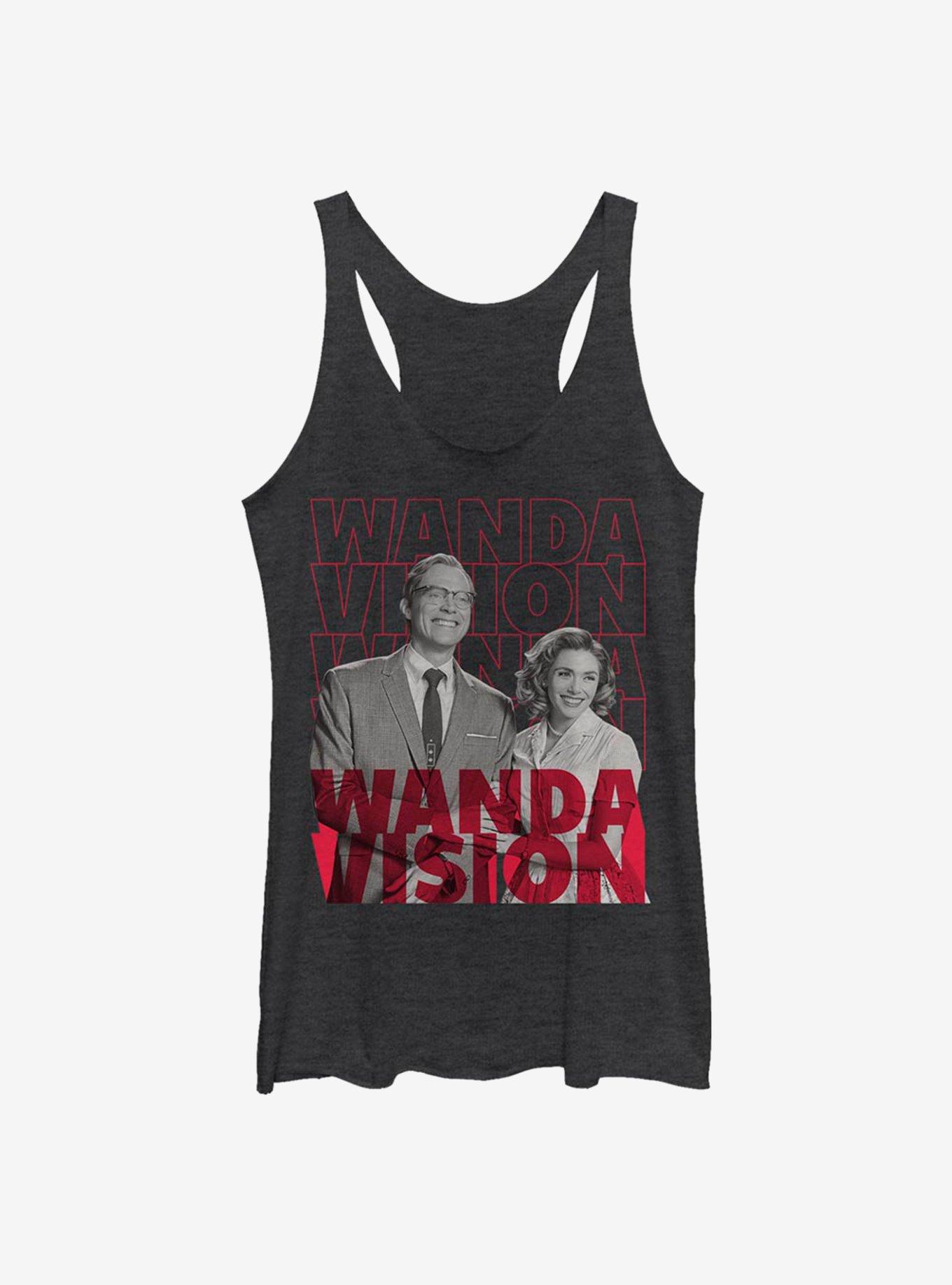 Marvel WandaVision Repeating Text Womens Tank Top, , hi-res