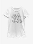 Marvel WandaVision Simple Ink Youth Girls T-Shirt, WHITE, hi-res
