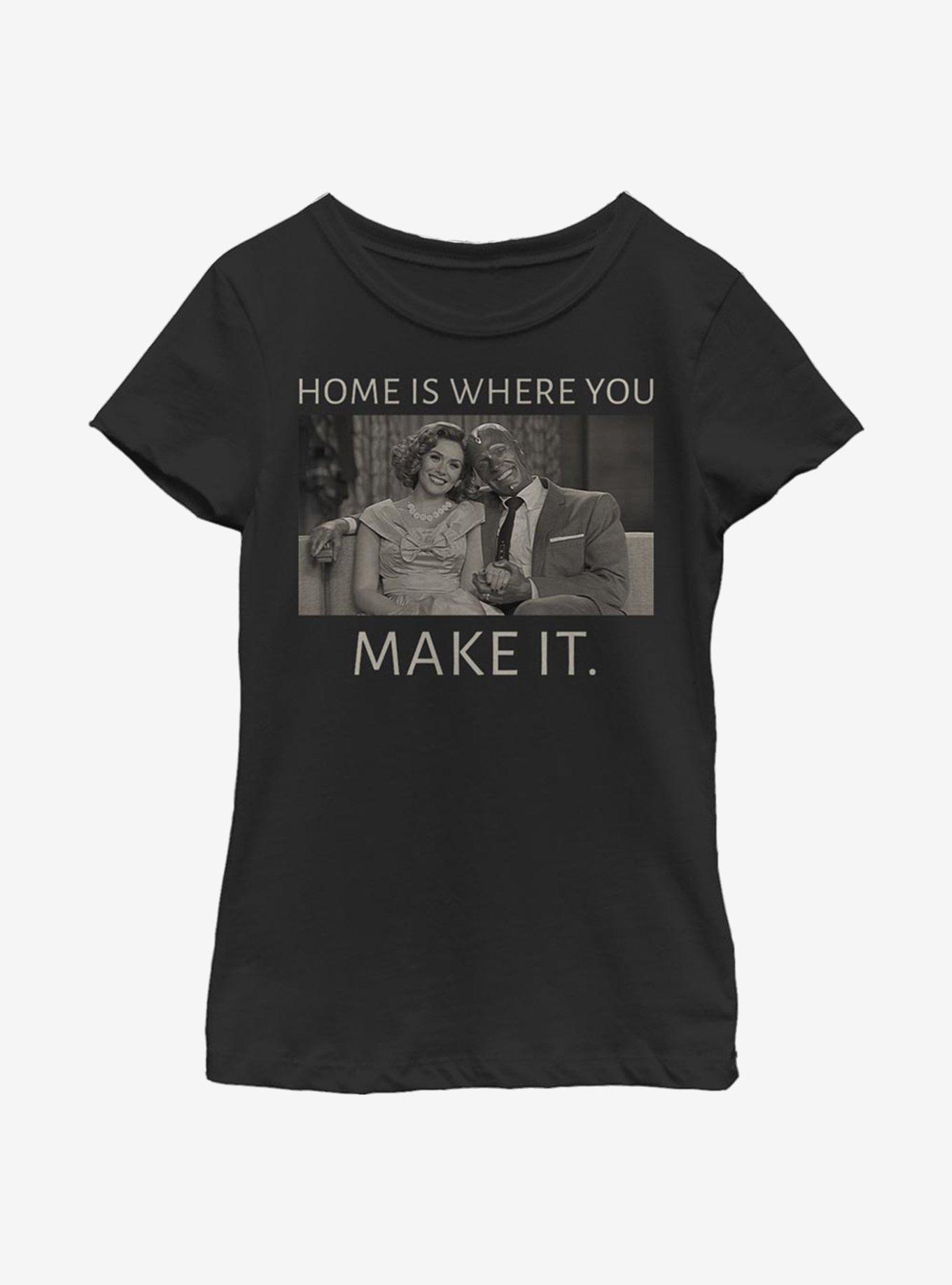 Marvel WandaVision Home Couple Youth Girls T-Shirt, , hi-res