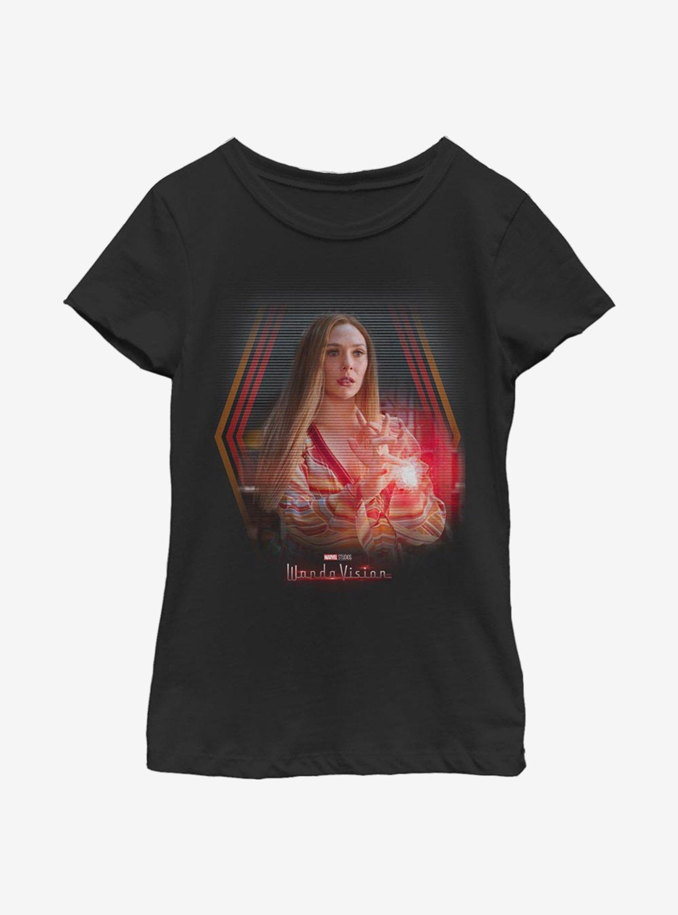 Marvel WandaVision Wanda's Powers Youth Girls T-Shirt, , hi-res