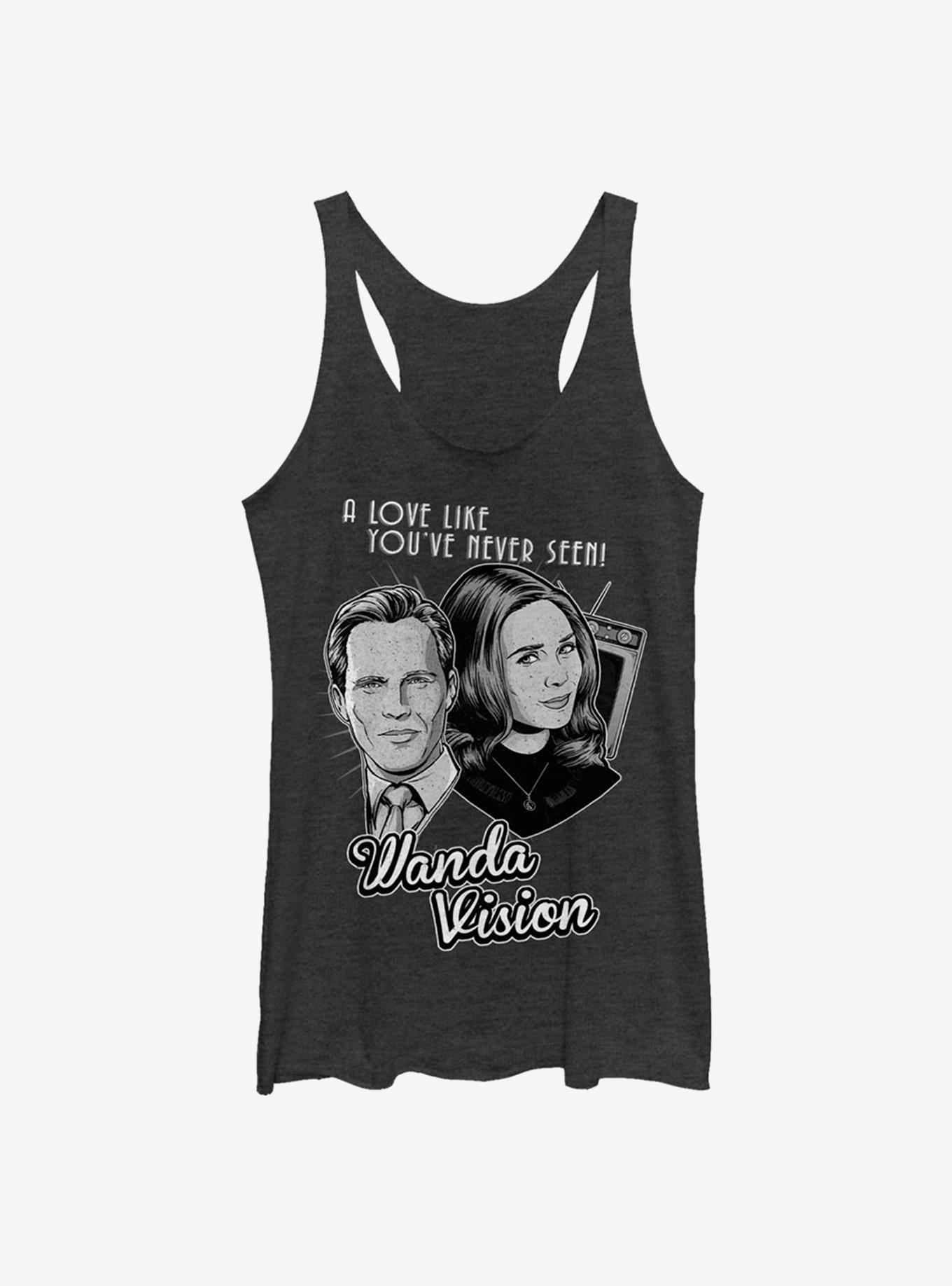 Marvel WandaVision Monochrome Wanda Womens Tank Top, , hi-res